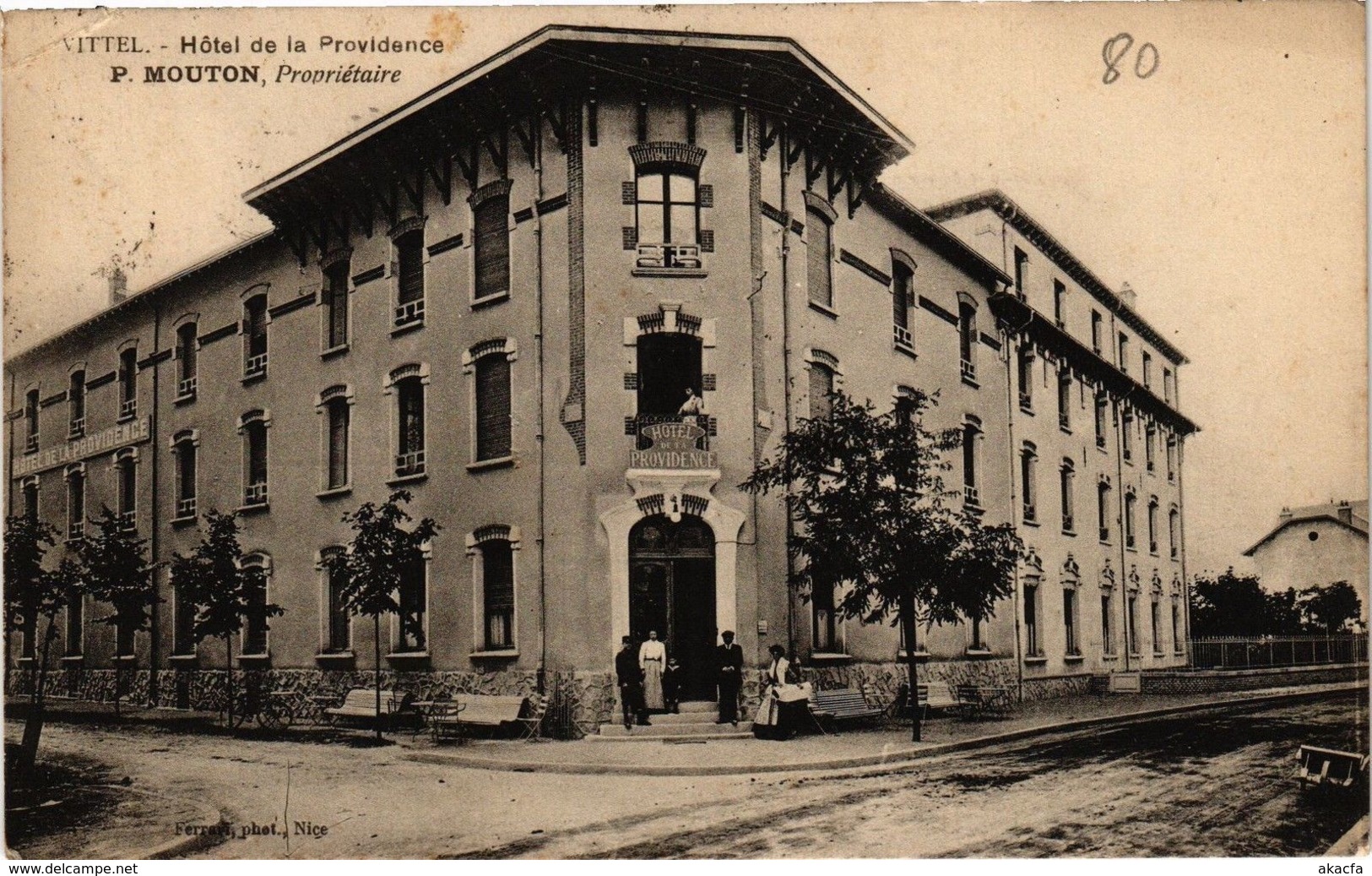 CPA VITTEL-Hotel de la Providence (184702)