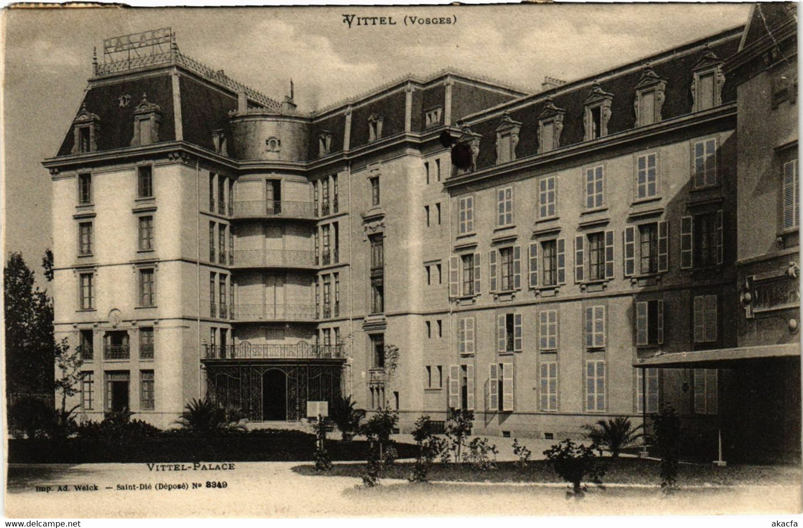 CPA VITTEL - VITTEL-Palace (657917)