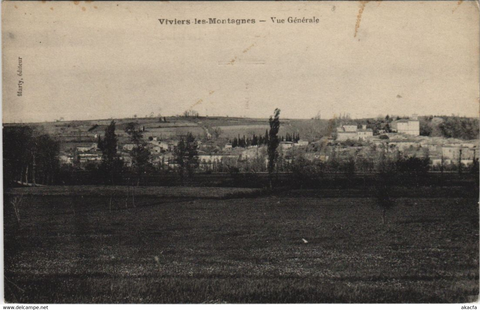 CPA VIVIERS-les-MONTAGNES Vue Generale (1087667)