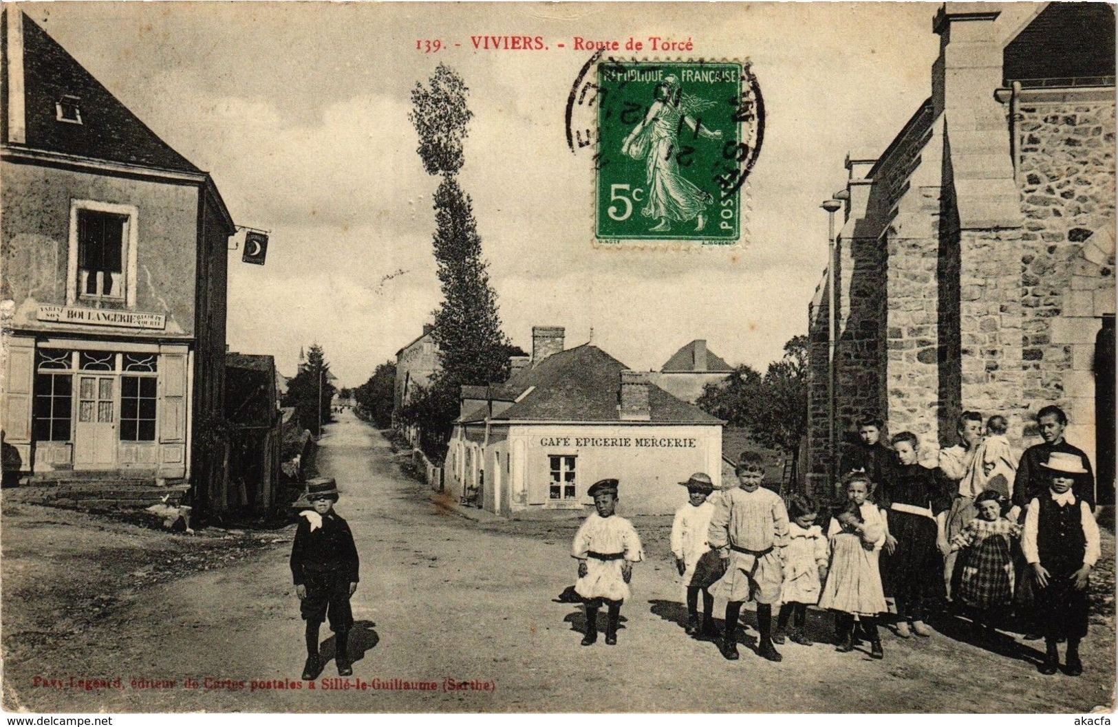 CPA Viviers - Route de Torce (192620)