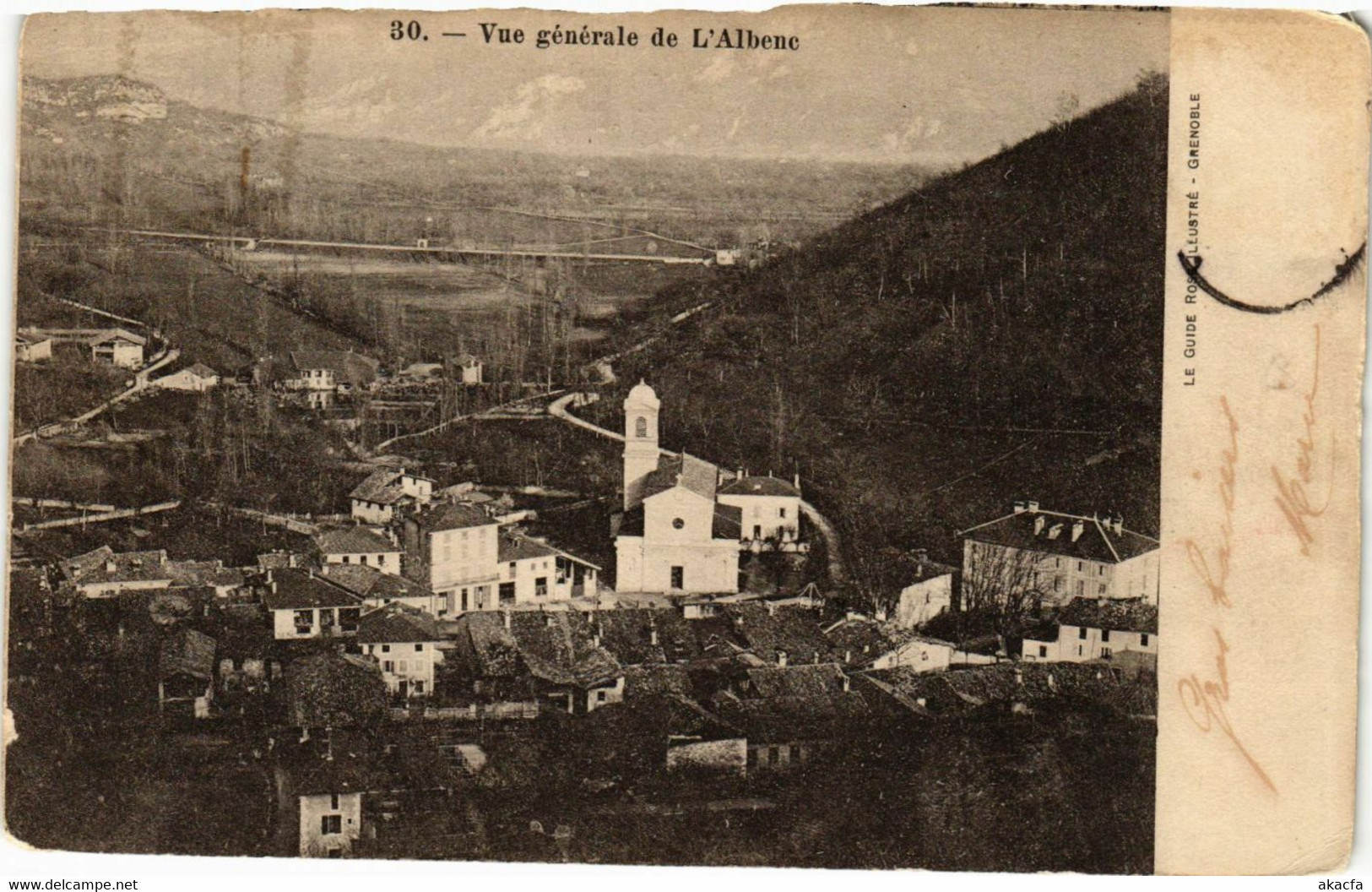 CPA Vue générale de L'ALBENC (433419)