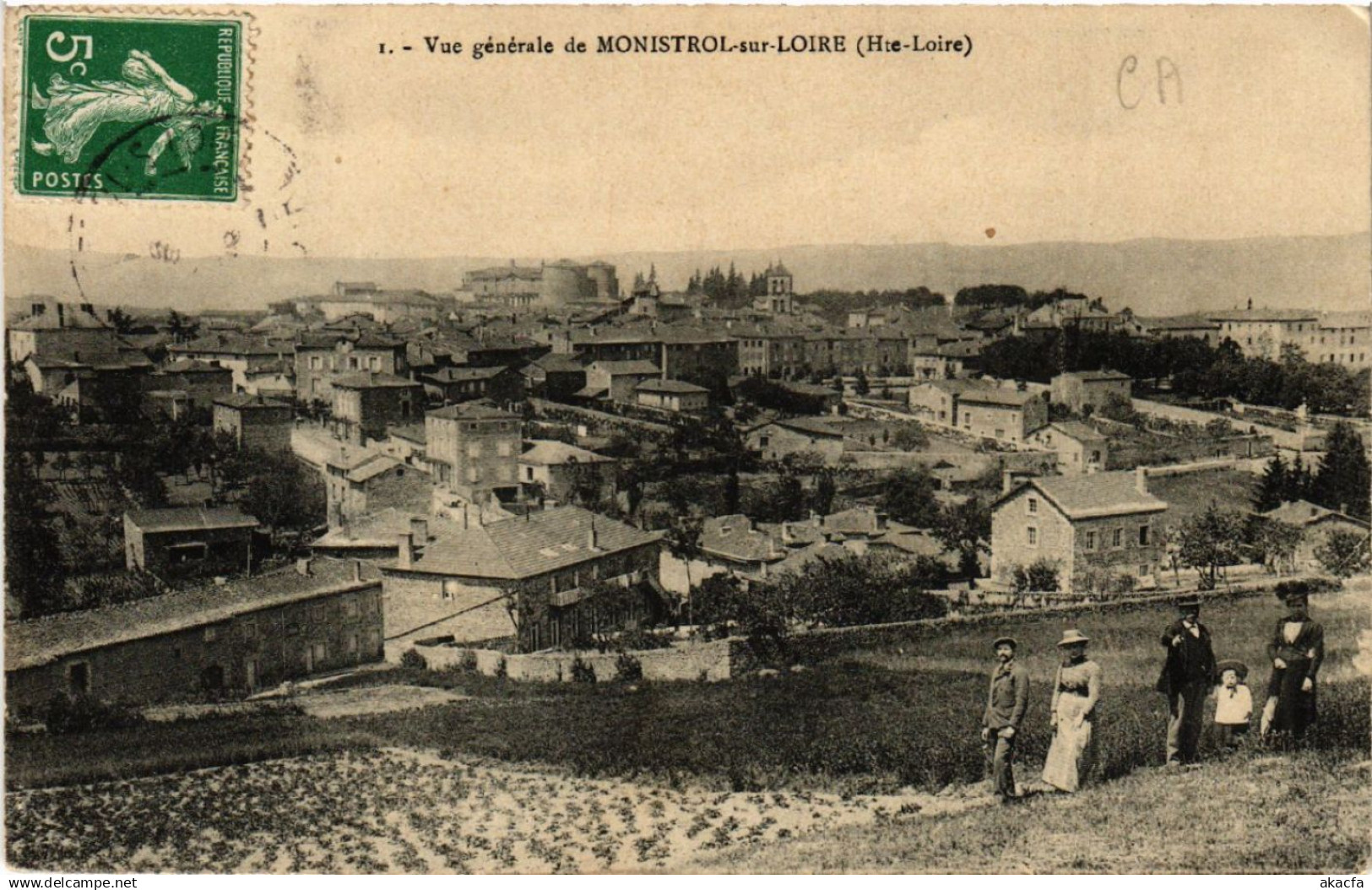 CPA Vue générale de MONISTROL-sur-LOIRE (517308)