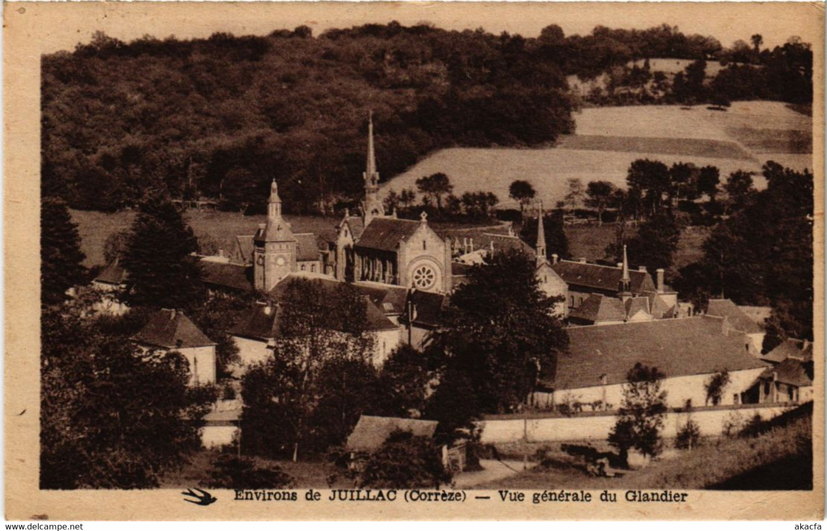 CPA Vue Generale du Glandier - Environs de Juillac (1039384)