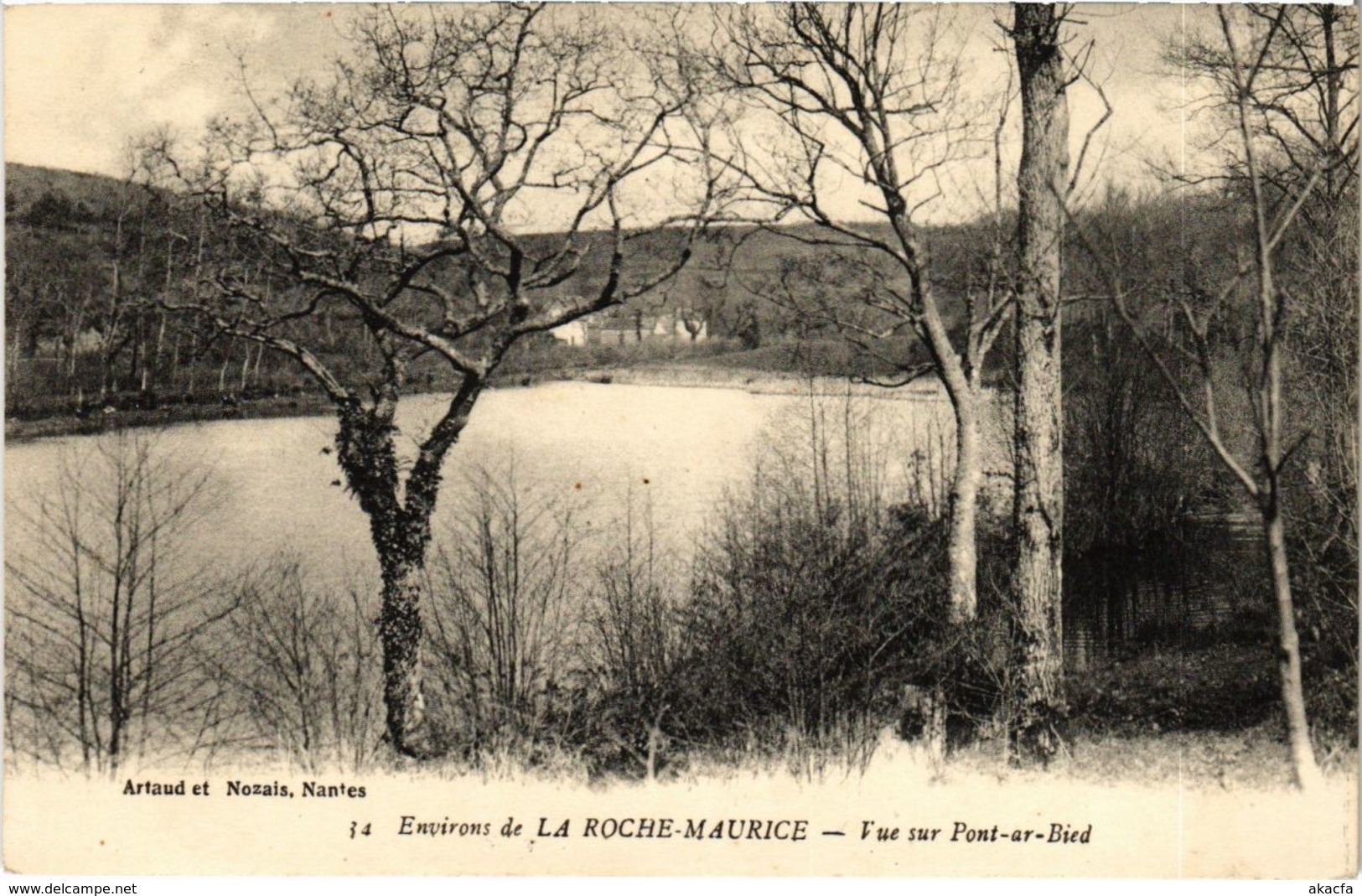 CPA Vue sur Pont-ar-Bied - Environs de La Roche-Maurice (1034038)