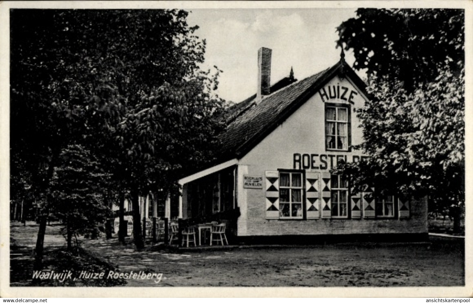 CPA Waalwijk Nordbrabant Niederlande, Huize Roestelberg