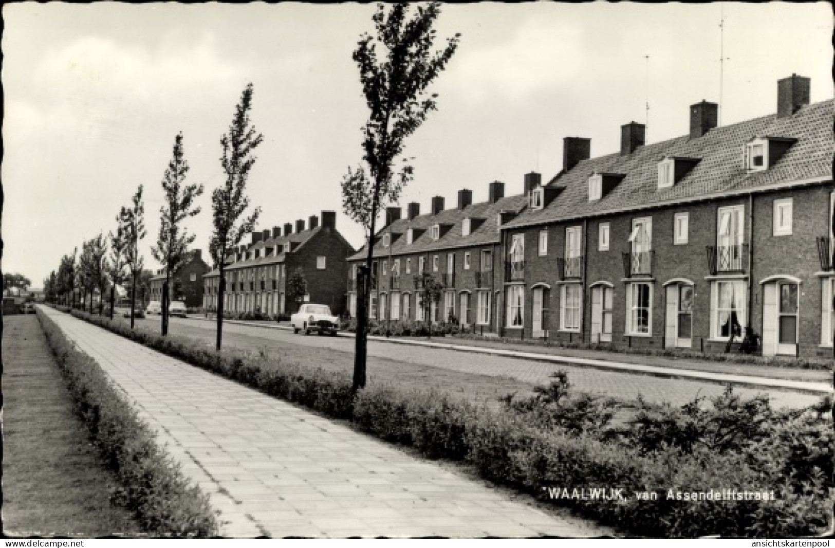 CPA Waalwijk Nordbrabant Niederlande, van Assendelftstraat