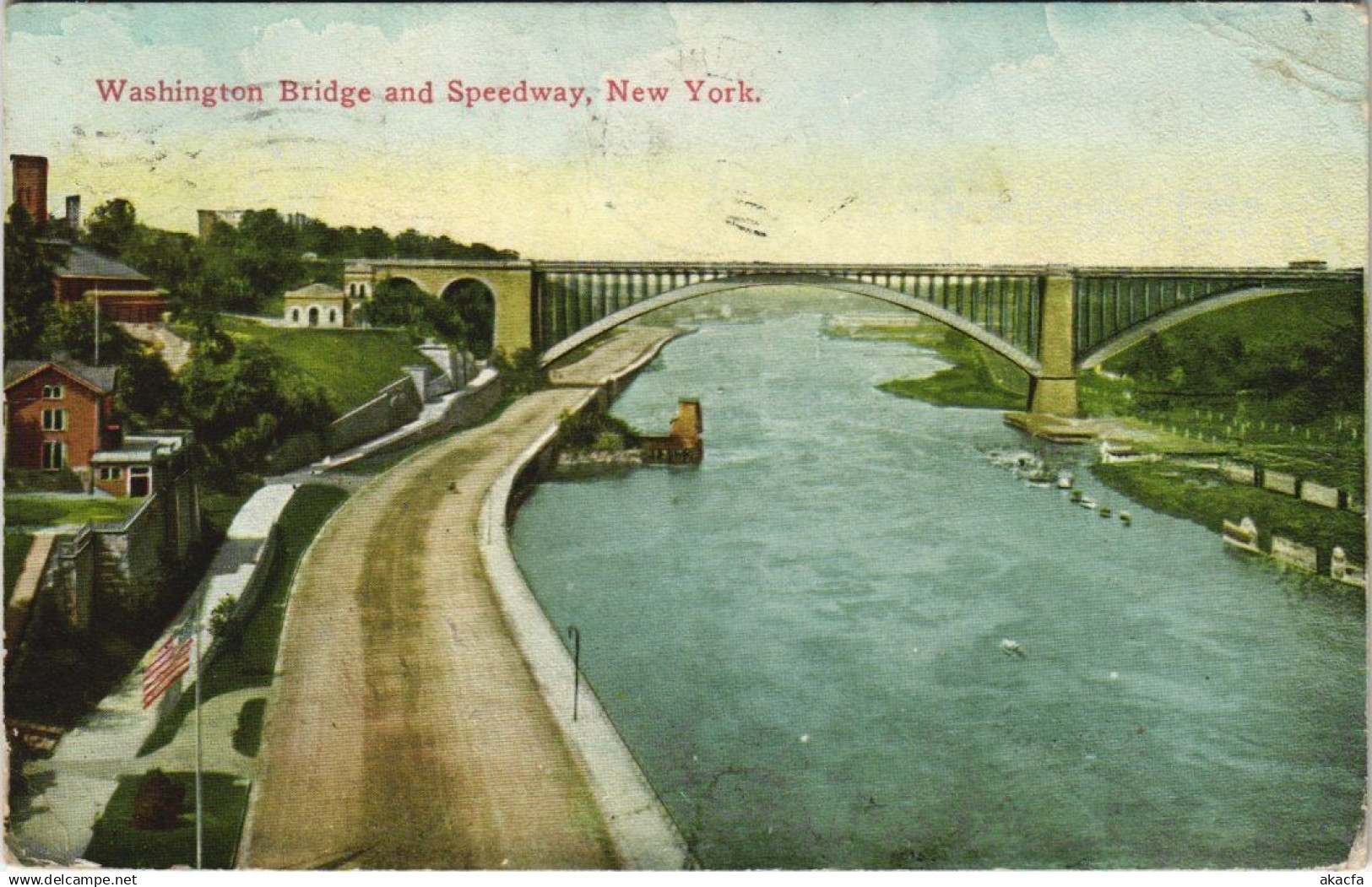 CPA Washington Bridge and Speedway NEW YORK CITY USA (790571)