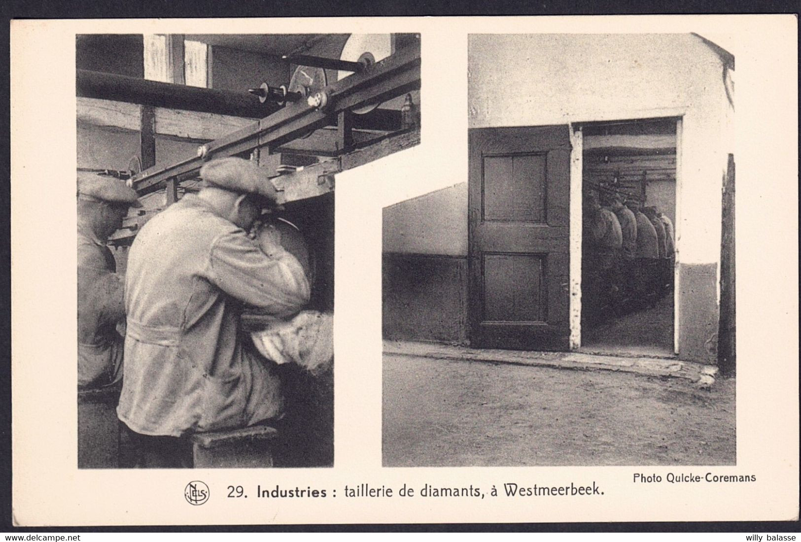 +++ CPA - WESTMEERBEEK - Hulshout - Industries - Taillerie de diamants - Métier - Nels - Les Paysages Belges  //