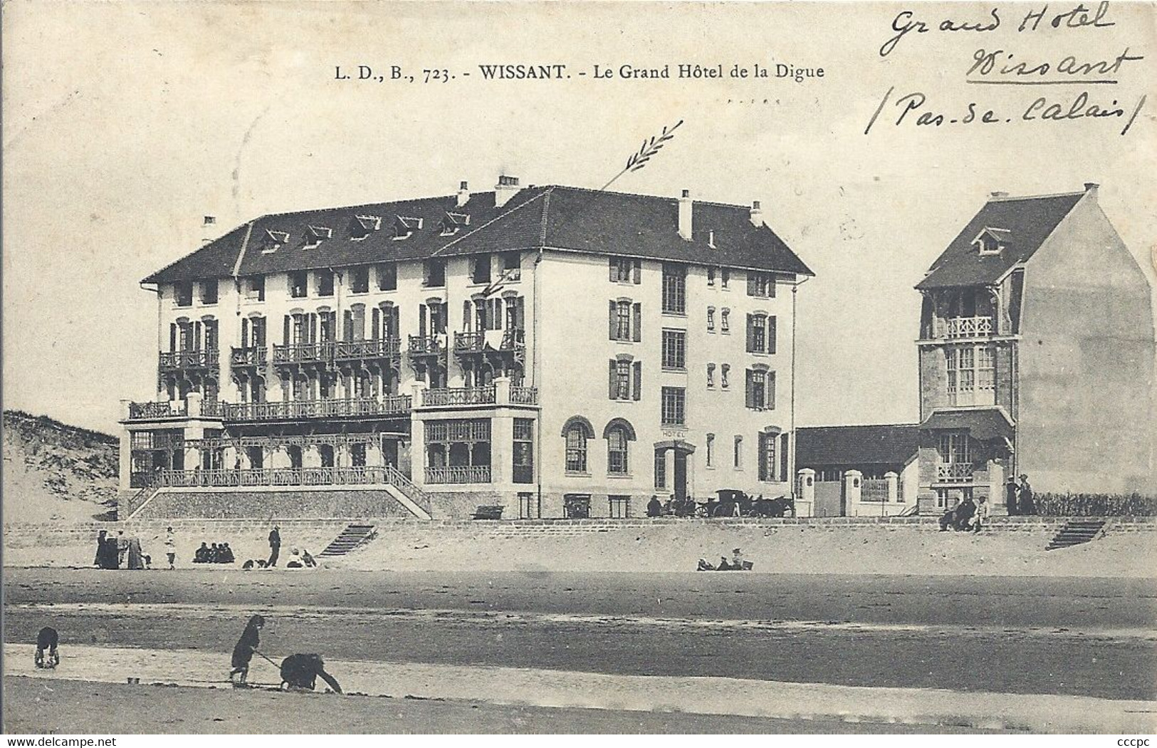 CPA Wissant-Plage Le Grand Hôtel de La Digue