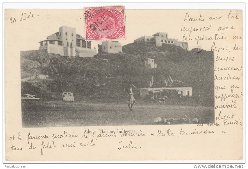 CPA YEMEN - ADEN - MAISONS INDIGENES