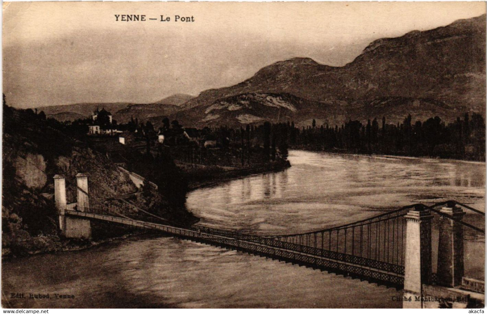 CPA YENNE - Le Pont (438190)