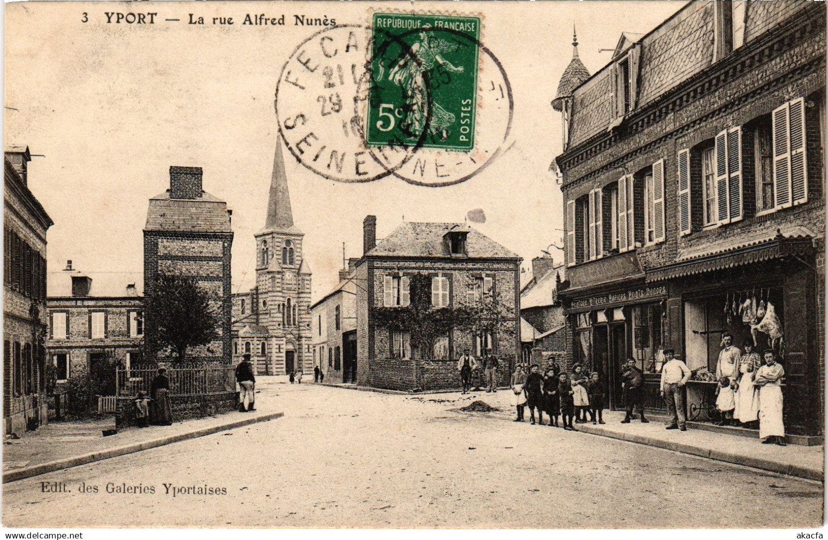 CPA Yport Rue Alfred Nunes (1391834)