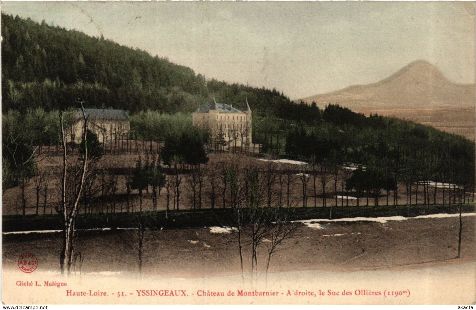 CPA YSSINGEAUX - Chateau de Montbarnier (690543)