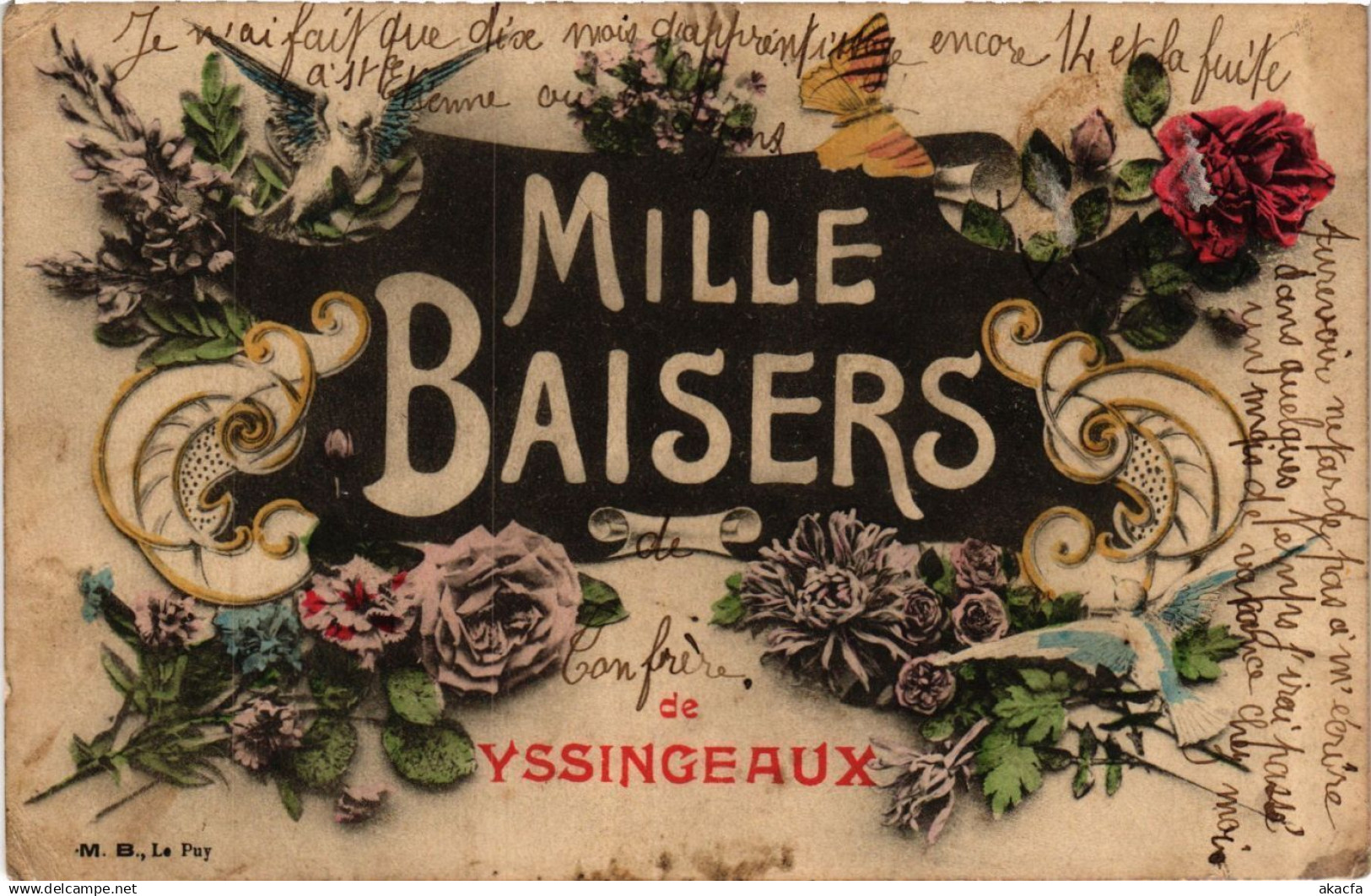 CPA YSSINGEAUX - Mille Baisers de YSSINGEAUX (690558)