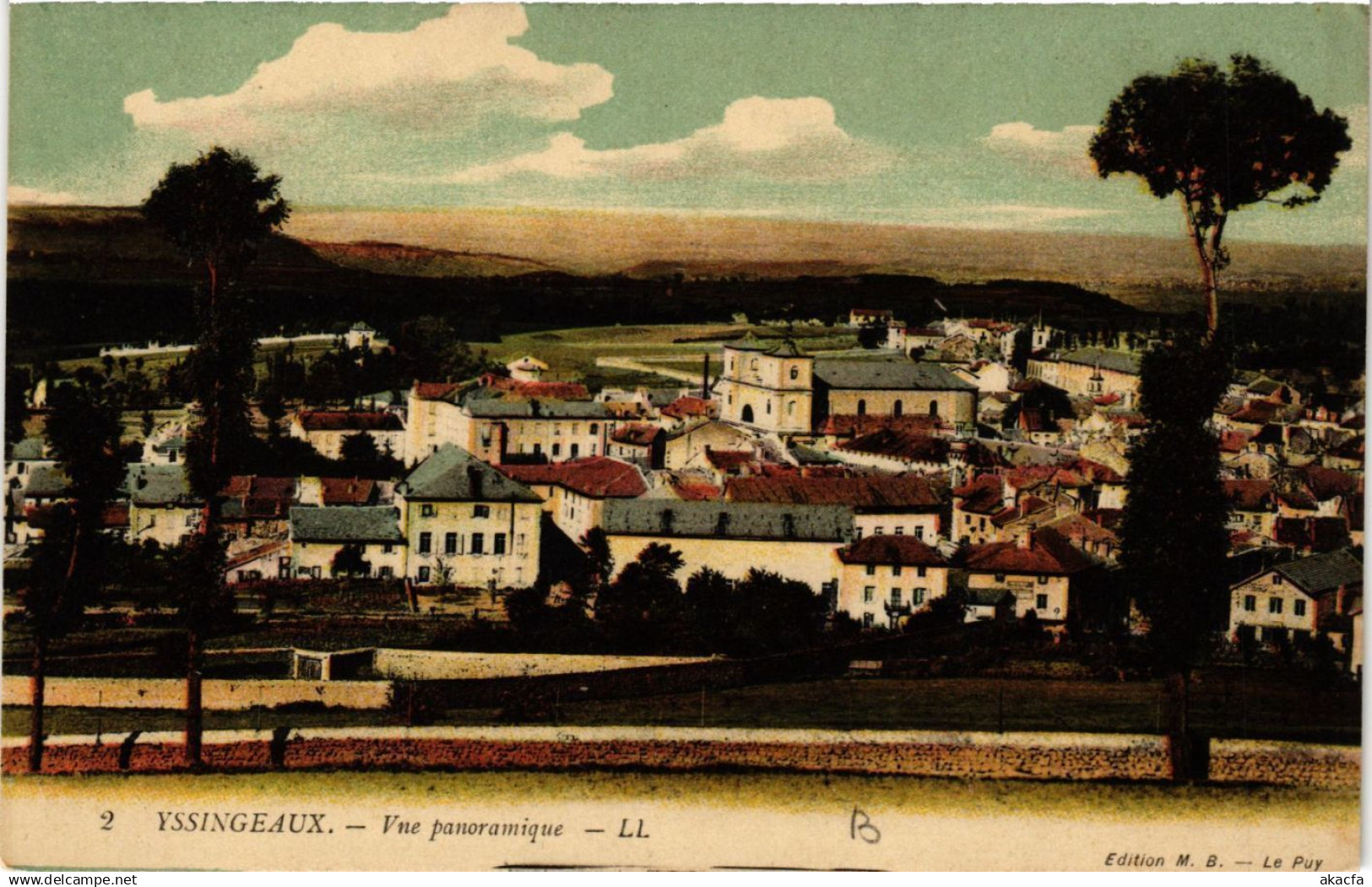 CPA YSSINGEAUX - Vue panoramique (658073)