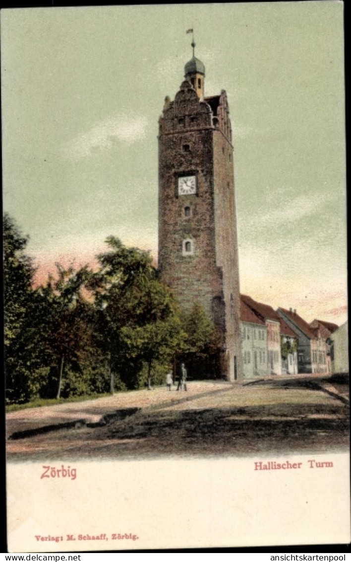 CPA Zörbig in Anhalt, Hallischer Turm