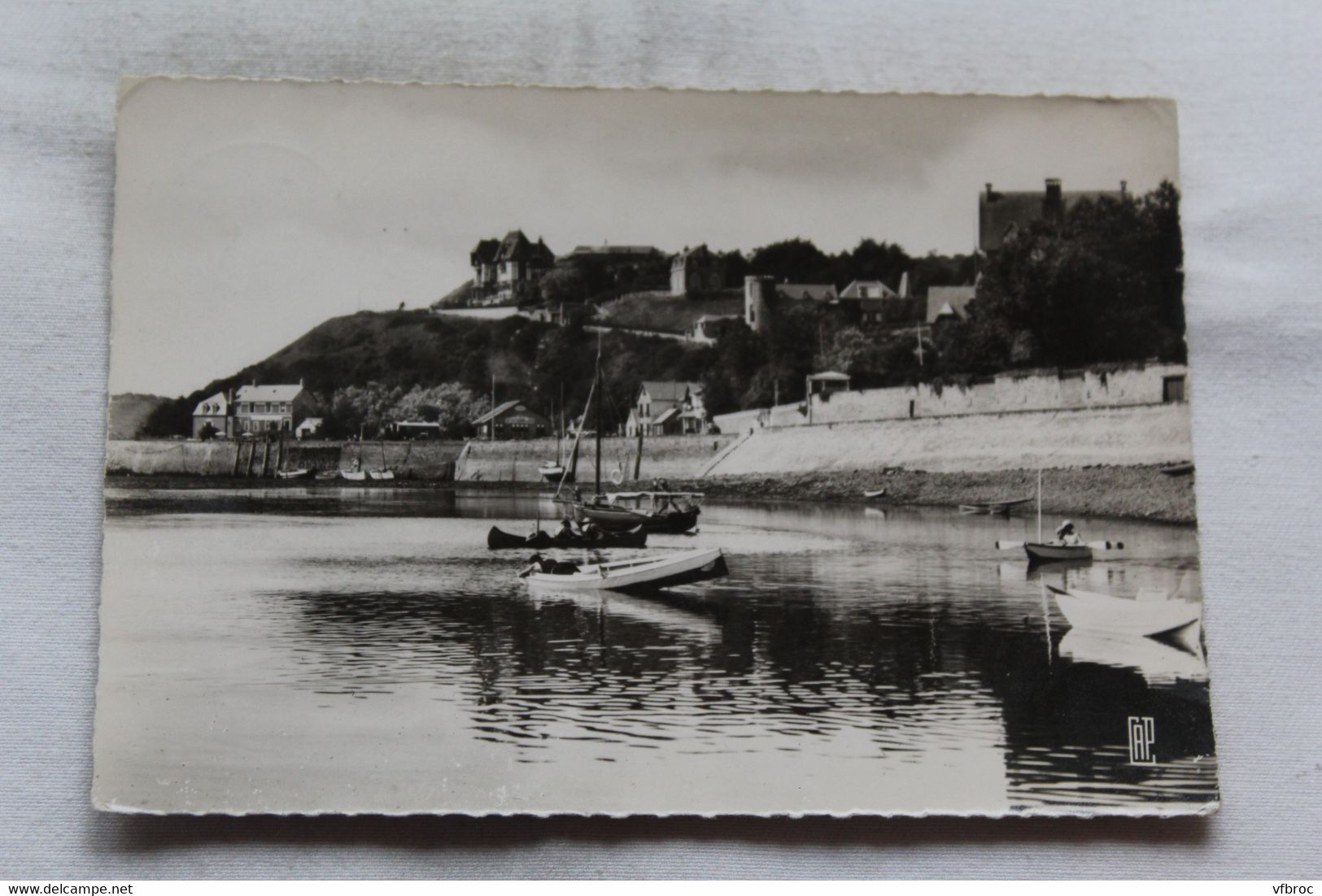 Cpm 1950, Carteret, le port à marée basse, Manche 50