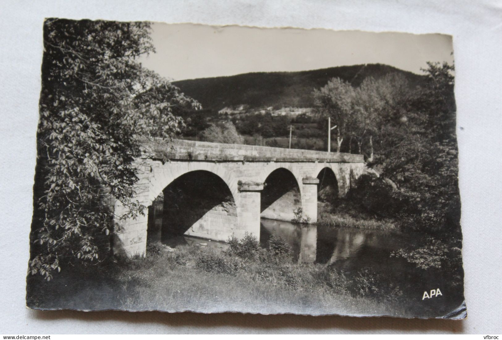 Cpm 1959, Chanac, pont neuf sur le Lot, Lozère 48