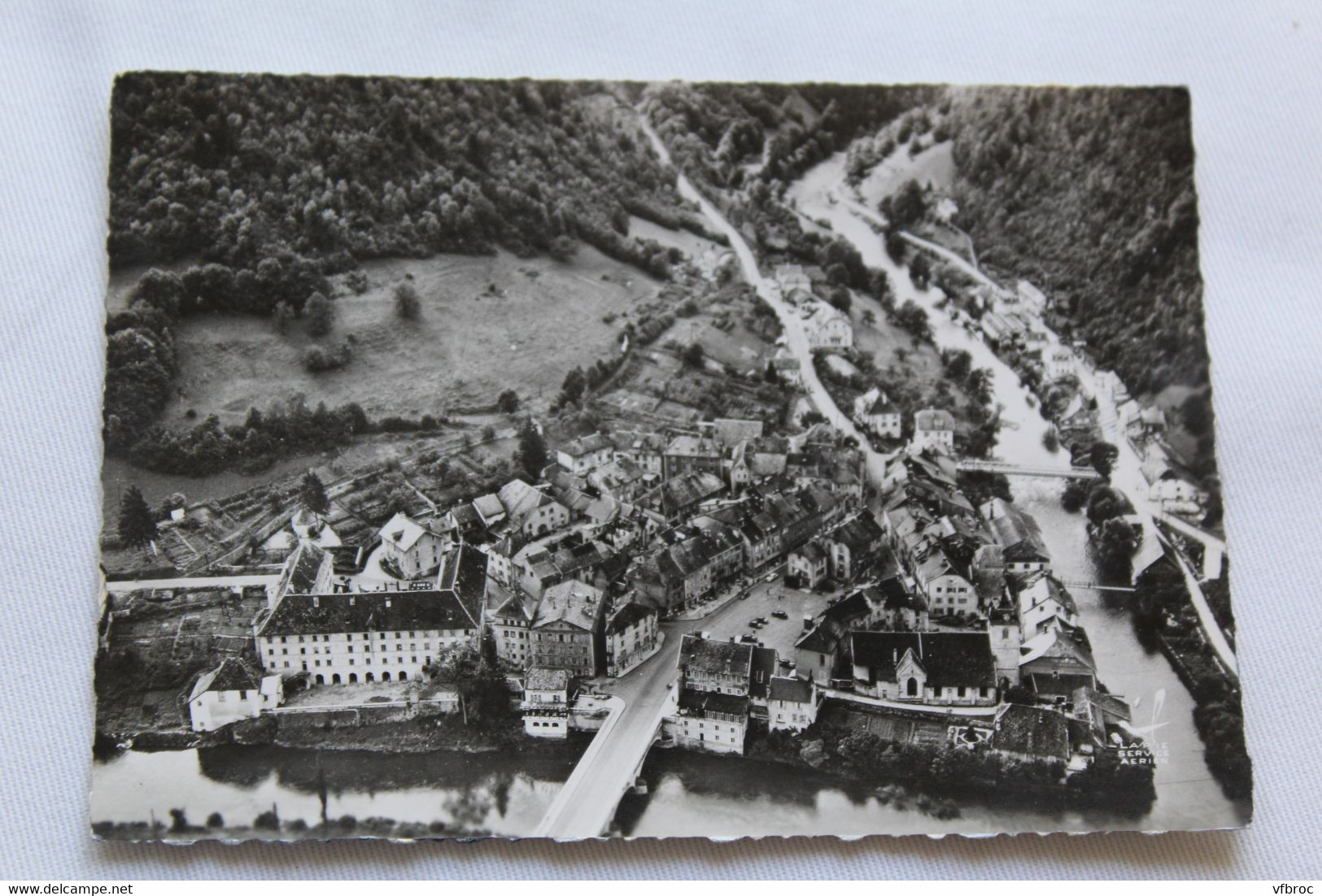 Cpm 1962, Saint Hippolyte, confluent du Doubs et du Dessoubre, Doubs 25