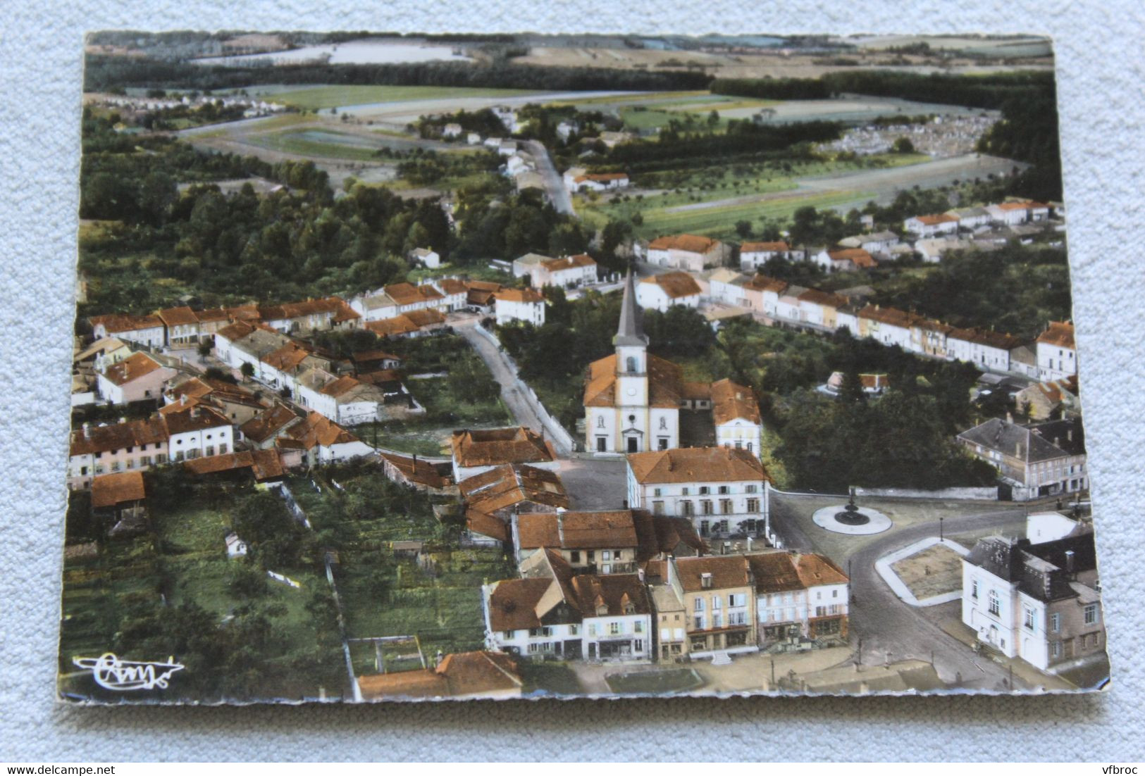 Cpm 1965, Cirey sur Vezouze, vue panoramique, le centre, Meurthe et Moselle 54