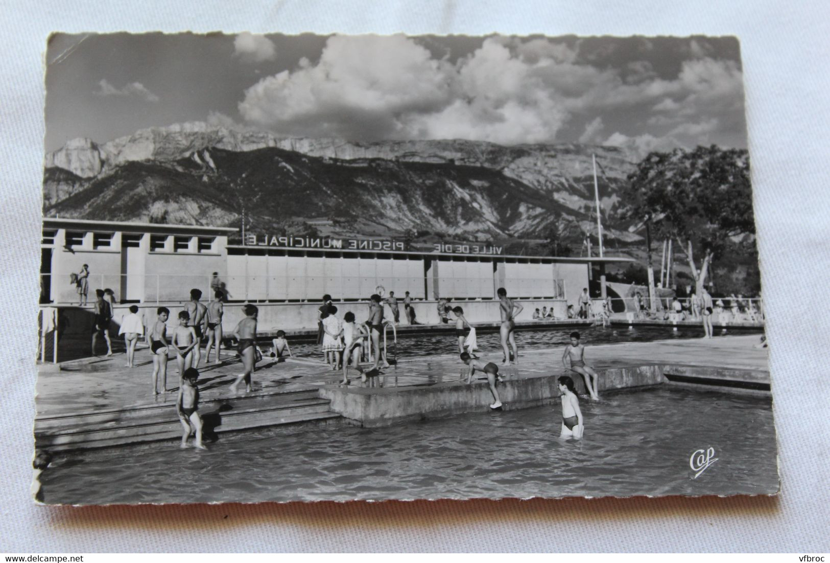 Cpm 1966, Die, la piscine, Drôme 26