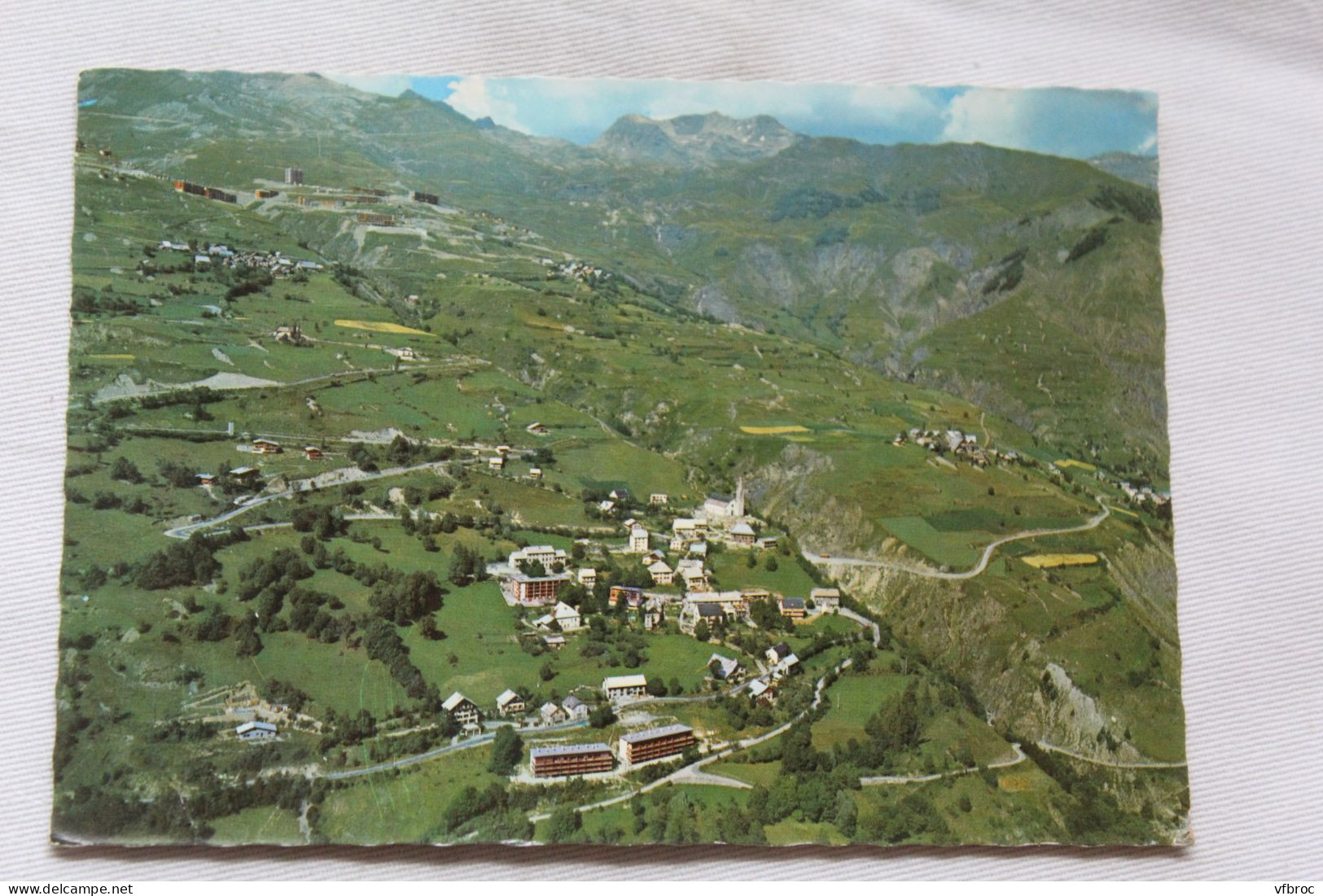 Cpm 1970, Orcières Merlette, vue générale, Hautes Alpes 05