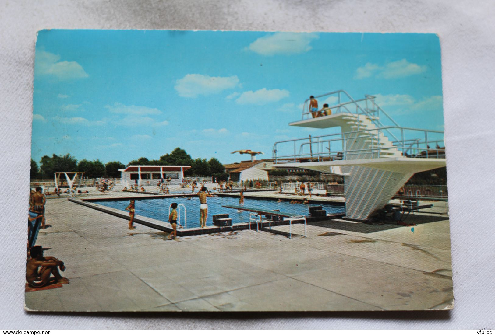 Cpm 1971, Saint Junien, la piscine, Haute Vienne 87