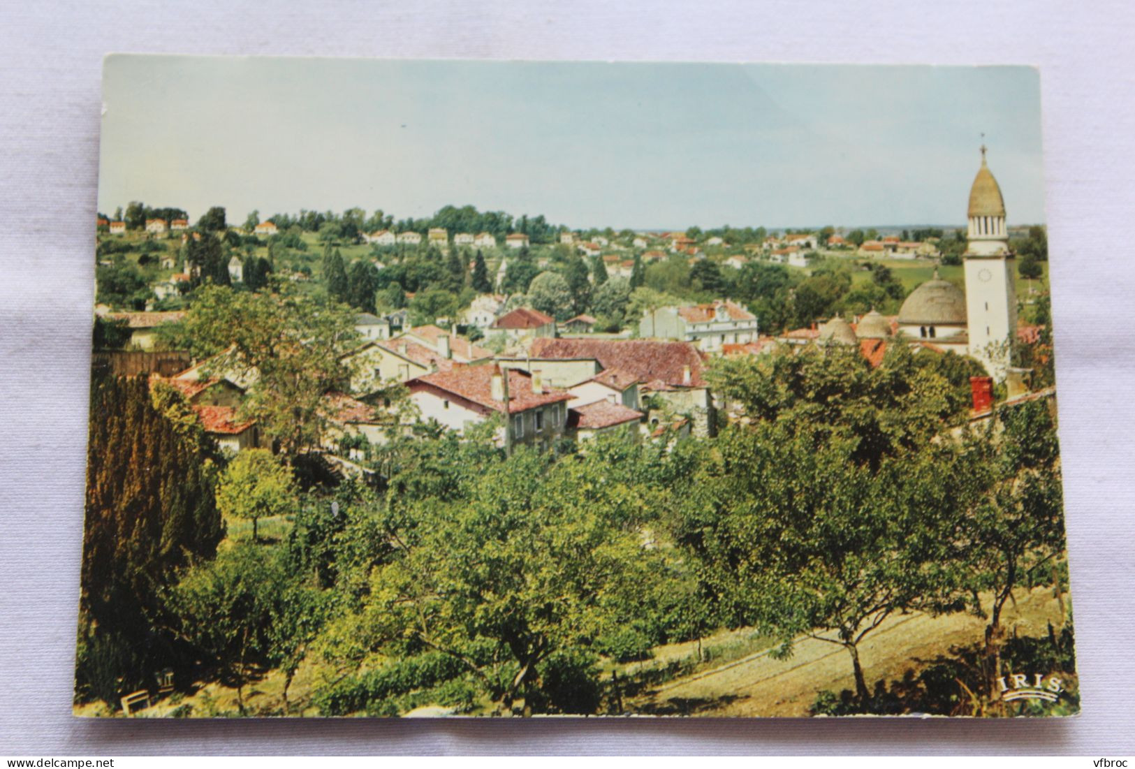 Cpm 1972, Riberac, vue générale, Dordogne 24