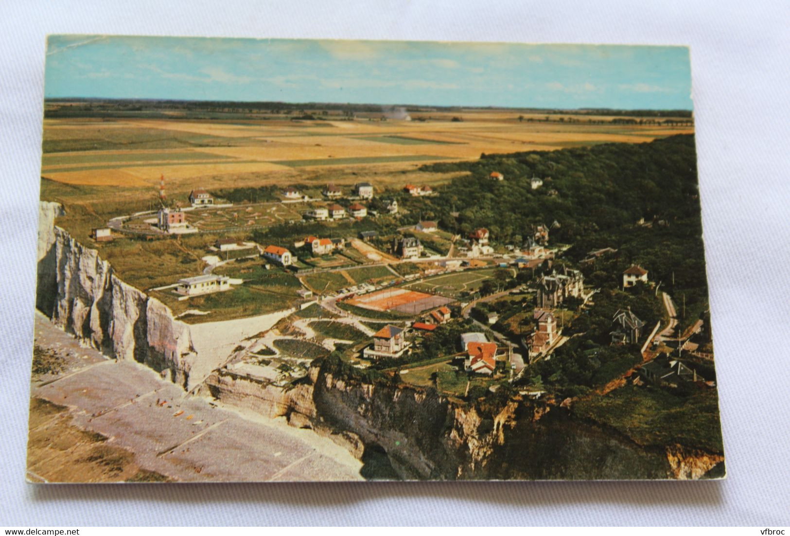 Cpm 1973, Bois de Cise, vue générale et les falaises, Somme 80