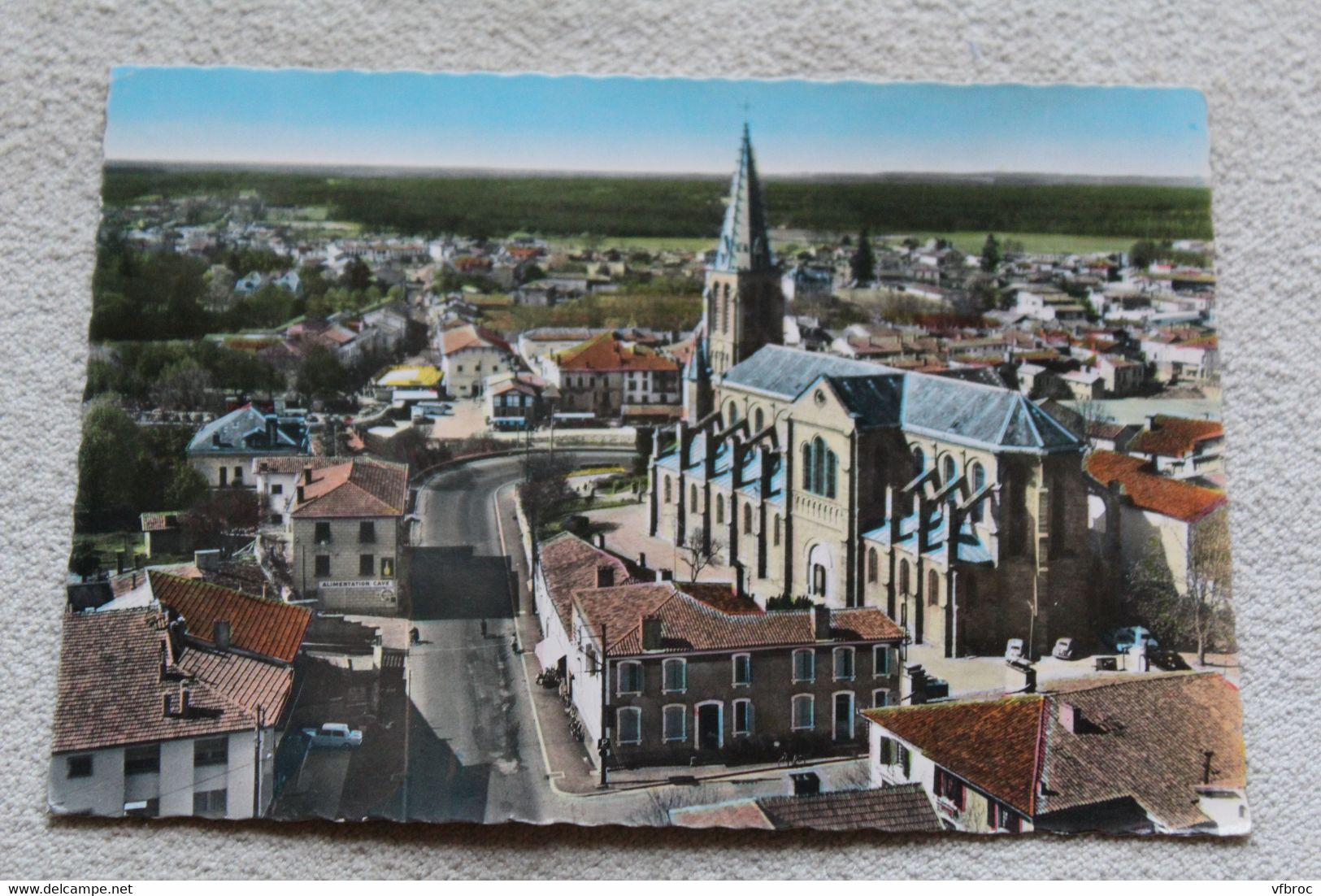 Cpm 1974, Tartas, l'église, Landes 40