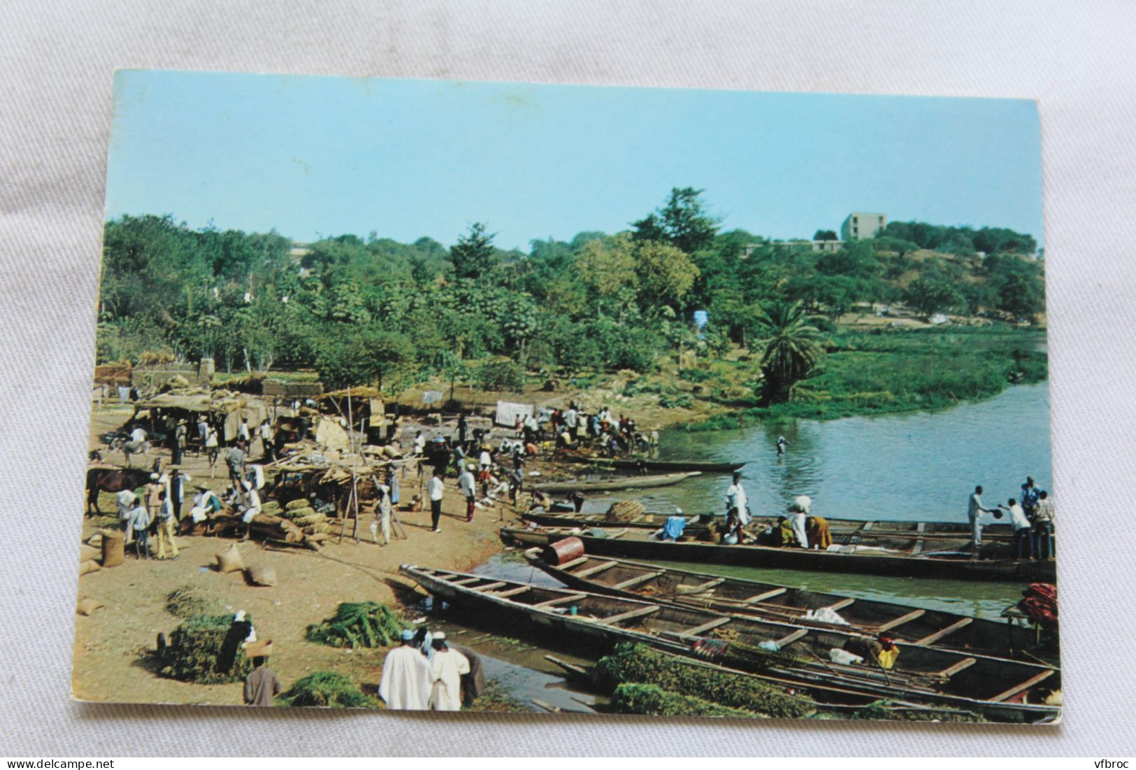 Cpm 1979, bord du fleuve, Niger