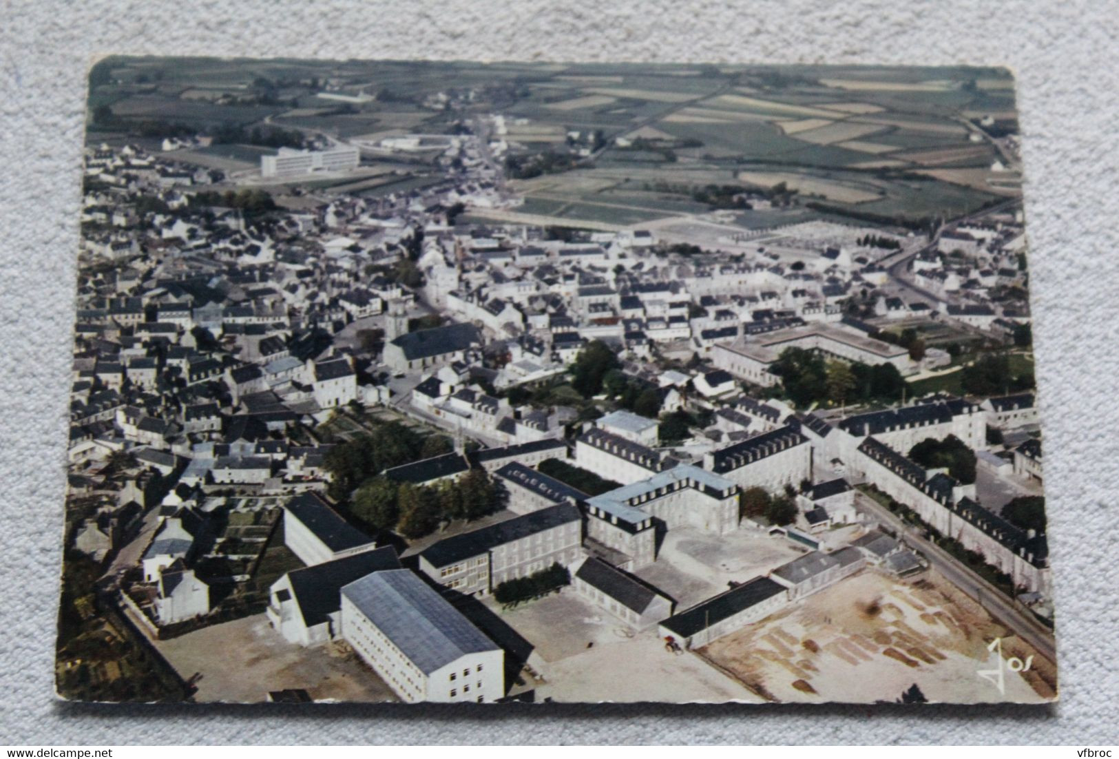 Cpm 1986, Lesneven, la ville et les écoles, Finistère 29