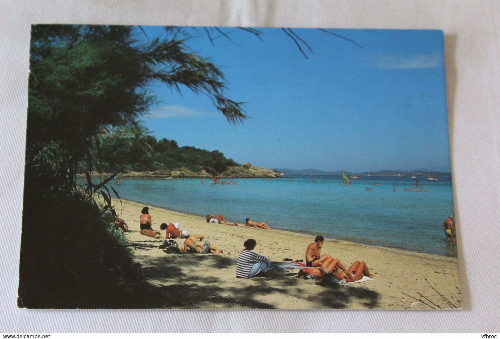 Cpm 1993, ile de Porquerolles, plage de la Courtade, Var 83