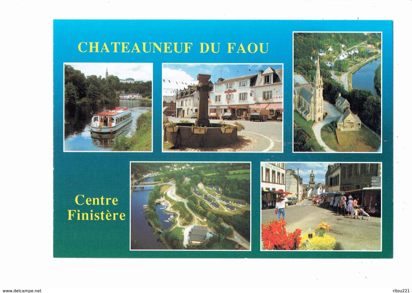 cpm - 29 - Châteauneuf-du-Faou - multivues -