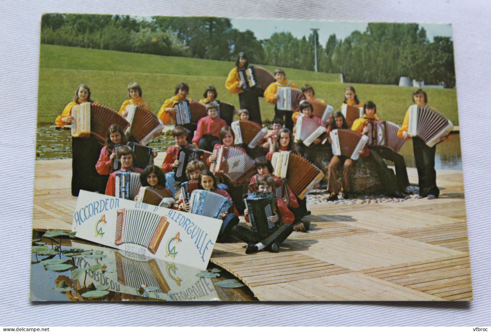 Cpm, accordéon club d'Alfortville, Val de Marne 94