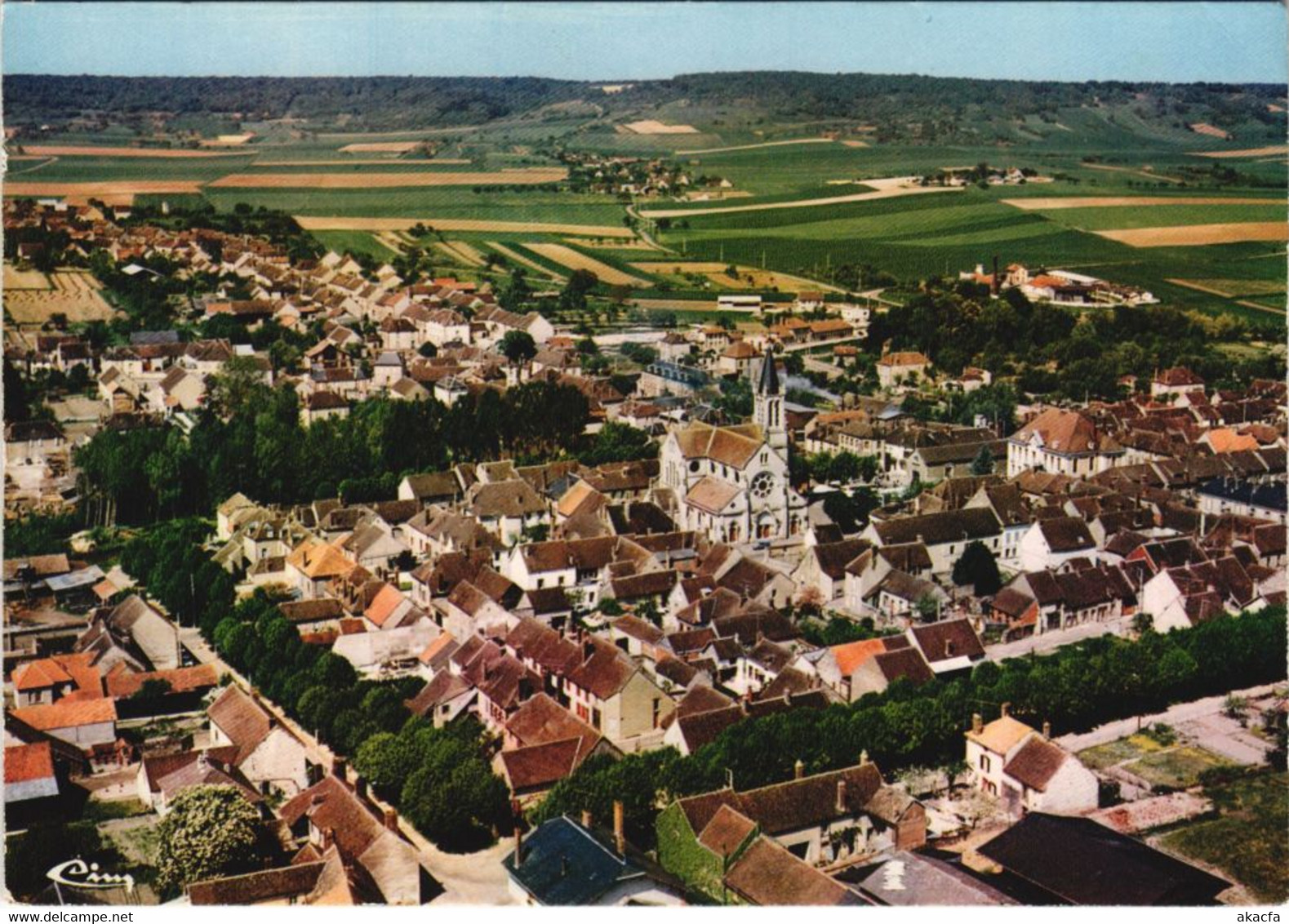 CPM AILLANT-sur-THOLON Vue Generale Aerienne (1196519)