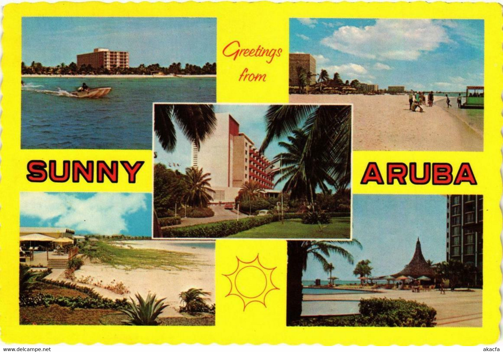 CPM AK Greetings from Aruba ARUBA (750343)