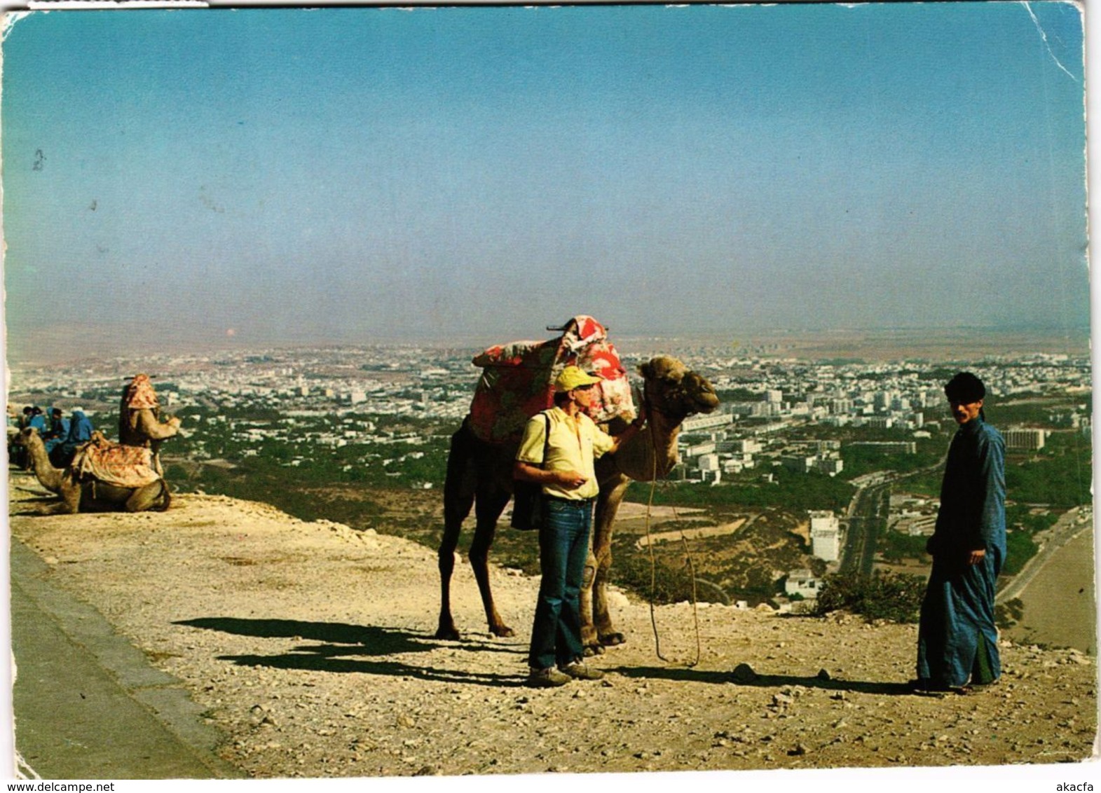 CPM AK MAROC AGADIR. Vue panoramique de la baie d'AGADIR (342540)