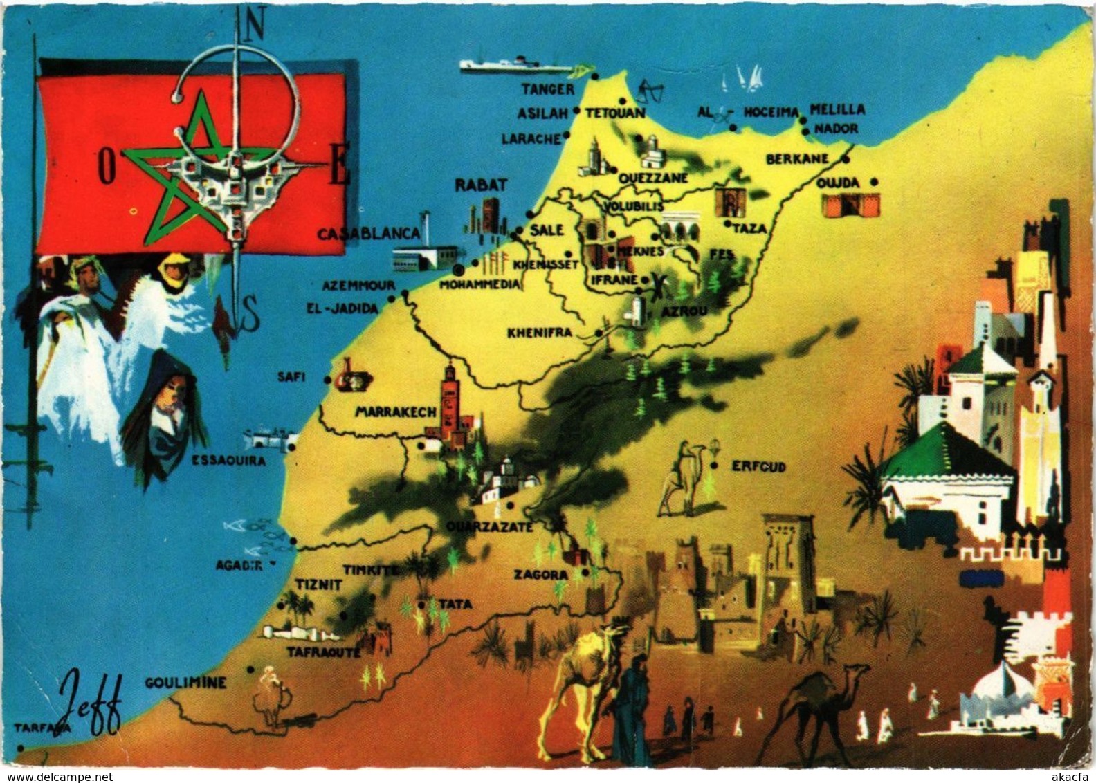 CPM AK MAROC Panorama du MAROC (342437)