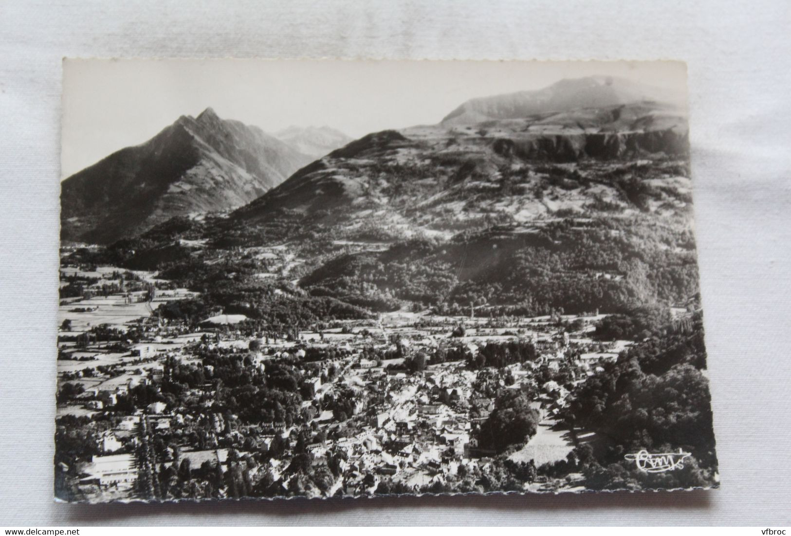 Cpm, Argeles Gazost, vue aérienne, Hautes Pyrénées 65