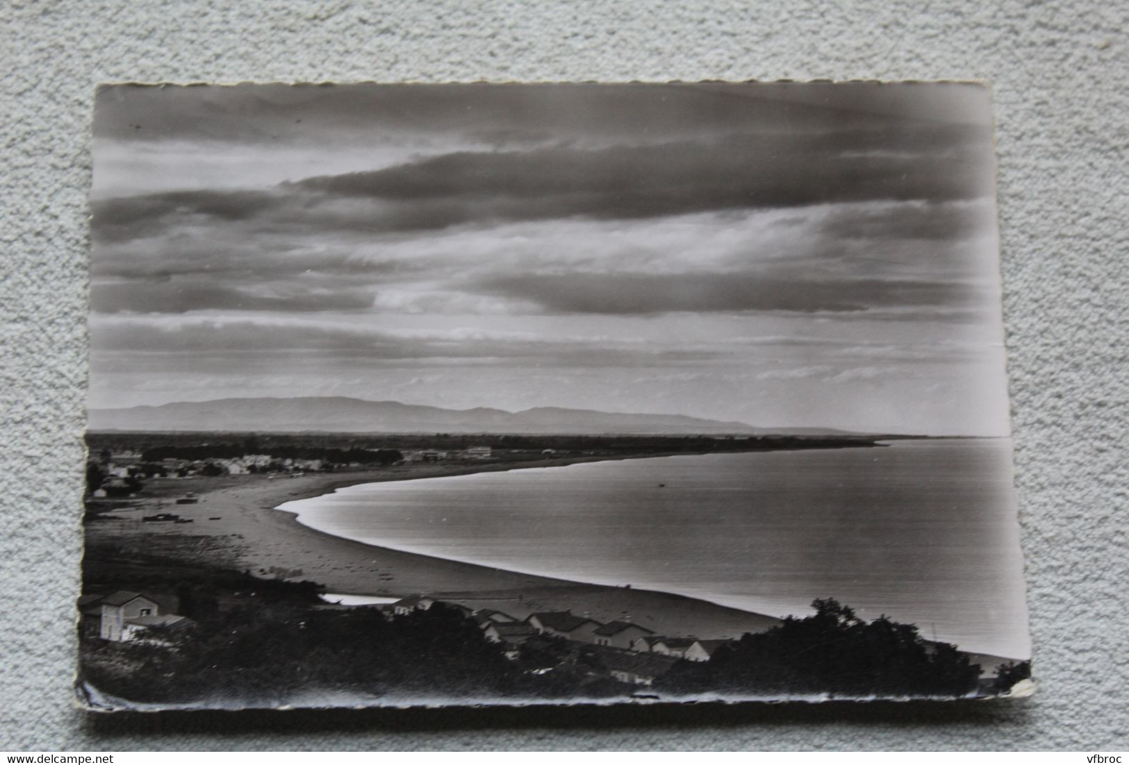 Cpm, Argelès sur mer, soleil couchant sur la côte Vermeille, Pyrénées orientales 66