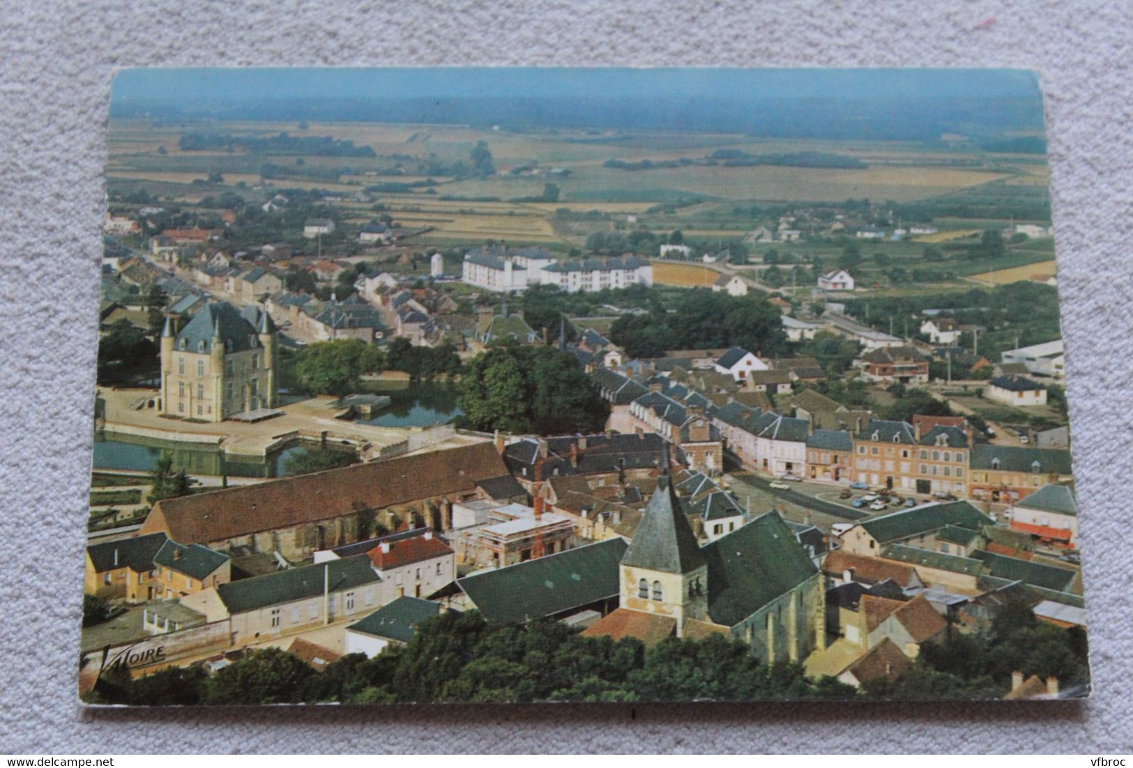 Cpm, Bellegarde du Loiret, vue générale aérienne, Loiret 45