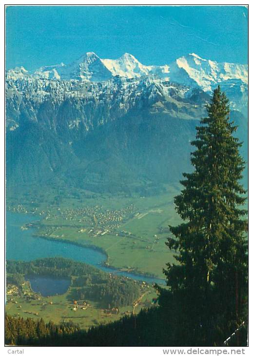 CPM - Bönigen am Brienzersee mit Eiger, Mönch und Jungfrau