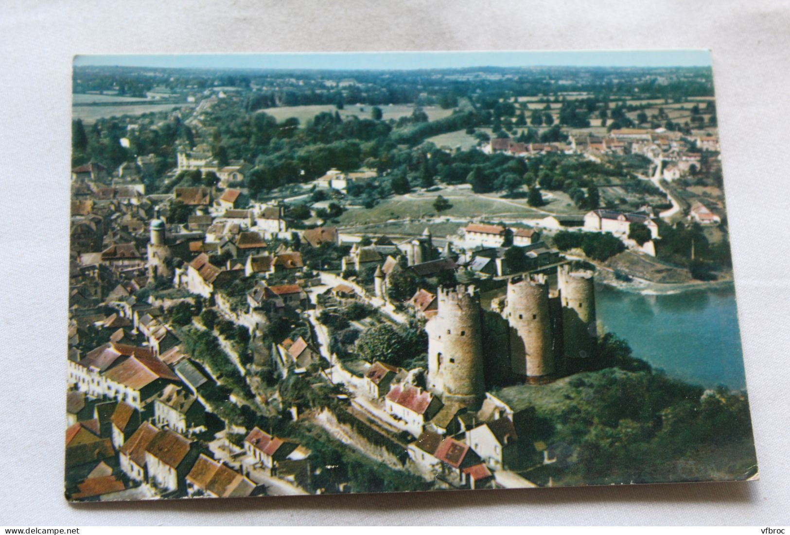 Cpm, Bourbon l'Archambault, vue générale aérienne, Allier 03