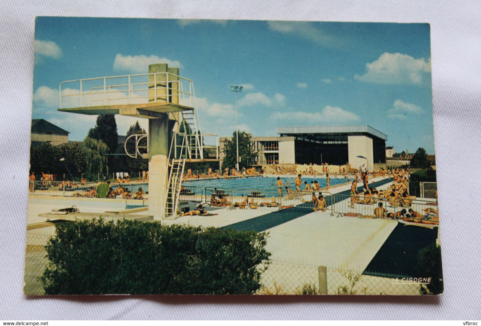 Cpm, Bourges, la piscine, Cher 18