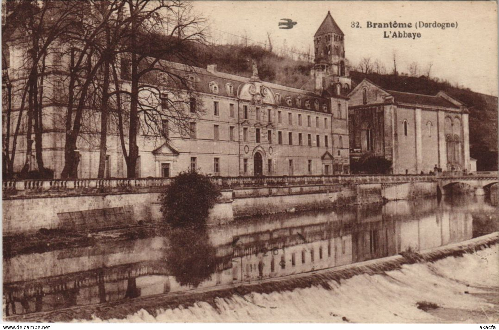 CPM Brantome- L'Abbaye FRANCE (1073093)