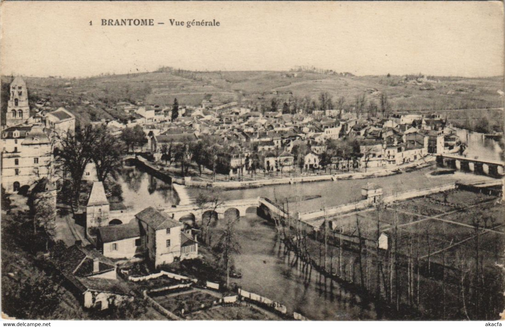 CPM Brantome- Vue generale FRANCE (1073084)