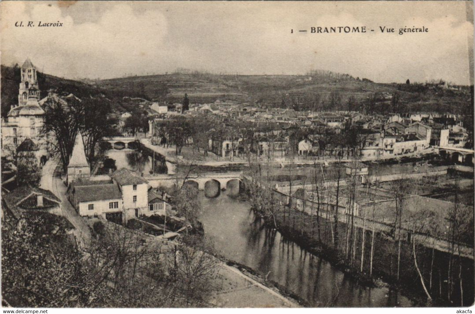 CPM Brantome- Vue generale FRANCE (1073118)