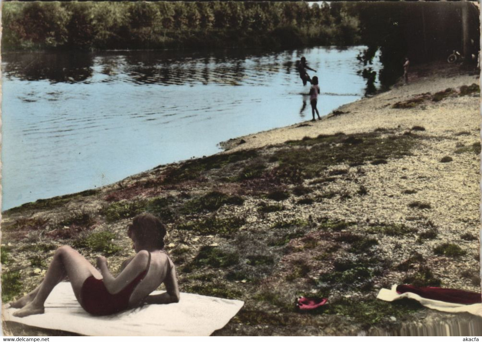 CPM BRIENON-sur-ARMANCON La Plage sur l'Armancon (1196562)