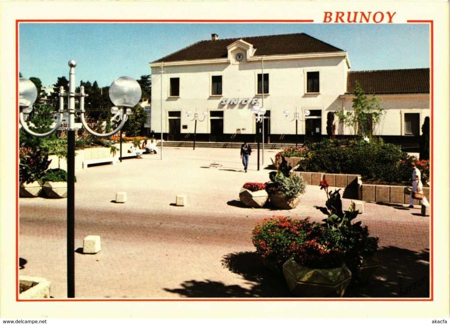 CPM BRUNOY - La Gare (217211)